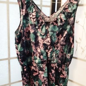 Light summer blouse criss cross with fabric Ft